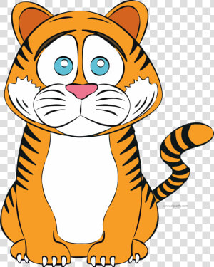 Waiting Tiger Cartoon Clipart Png Mom I Miss   Sad Cartoon Tiger Face  Transparent Png