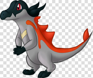 Totodile And Salandit Fusion  With Tad More Salandit   Salandit Fusion  HD Png Download