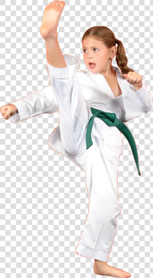 Taekwondo Kids Green Belt  HD Png Download