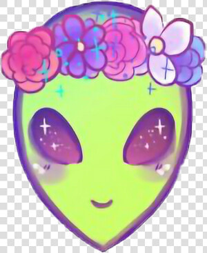 Ovni Cute Girl Tumblr   Alien Cute  HD Png Download