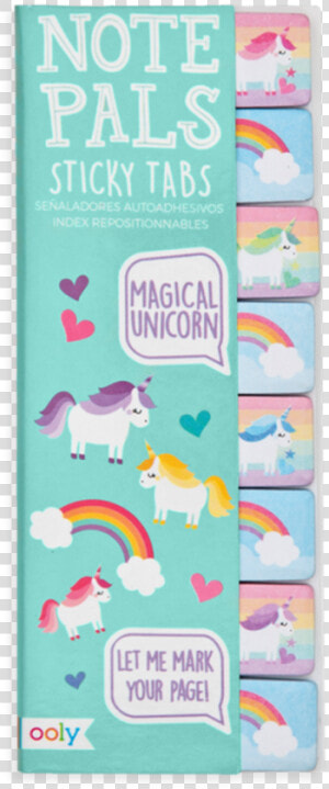 Ooly Art Sticker Magical Unicorns Note Pals Sticky  HD Png Download