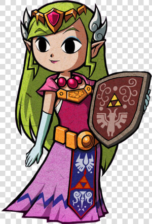 Legend Of Zelda Minish Cap Zelda  HD Png Download