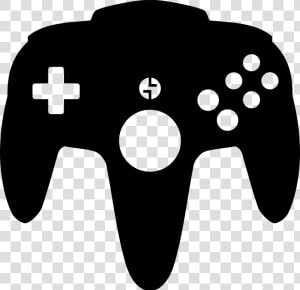 Joystick  Nintendo  N64   Nintendo 64 Controller Silhouette  HD Png Download