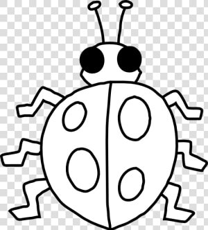 Outline Of A Ladybird  HD Png Download