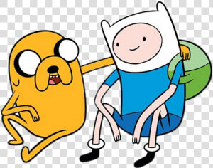 Adventure Time Finn And Jake Sitting Together   Finn And Jack Adventure Time Png  Transparent Png