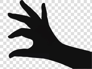 Silhouette Thumb Pinch Hand   Hand Pinch Png  Transparent Png