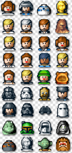 Lego Star Wars Characters Pictures Download   Lego Star Wars Ii All Characters  HD Png Download