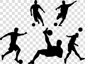 Football  Silhouette  Play  Sport   Logo Main Bola Png  Transparent Png