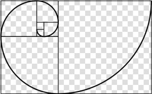 Transparent Fibonacci Spiral Png   Golden Ratio Full Hd  Png Download