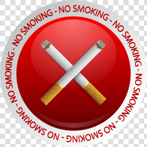 No Smoking Prohibition Png Clipart   Carmine  Transparent Png