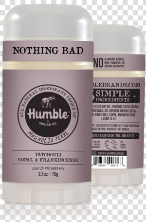 Humble All Natural Deodorant Frankincense  HD Png Download