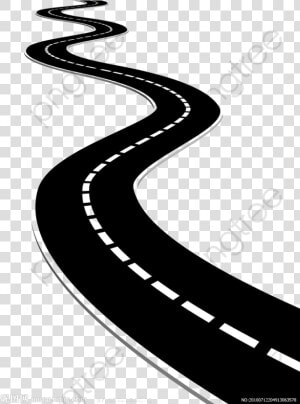 Transparent Curvy Road Clipart   Road Clipart Png  Png Download