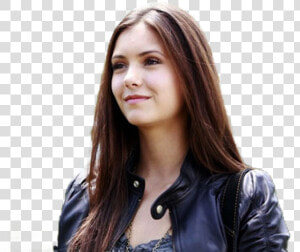  elenagilbert  tvd  freetoedit   Leather Jacket  HD Png Download