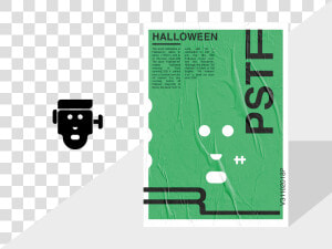 Halloween Icons Flat Design Flat Halloween Design Halloween   Poster  HD Png Download