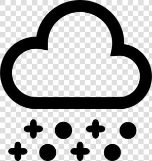 Snow Flurry Clip Art Cloud Weather   Clip Art  HD Png Download