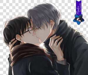 Viktuuri 8   Render   Yuri On Ice Portada Beso  HD Png Download