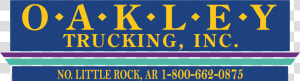 Oakley Trucking Logo   Oakley Trucking  HD Png Download