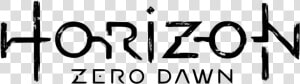 Logo Horizon Zero Dawn   Horizon Zero Dawn  HD Png Download