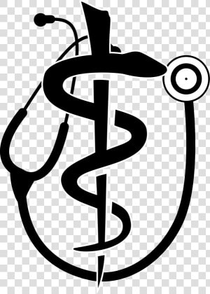 Transparent Stethoscope Png Vector   Rod Of Asclepius Logo  Png Download