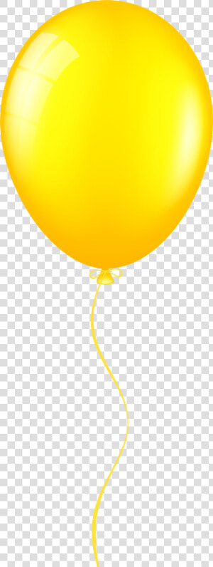 Yellow Balloon Png Clip Art   Clip Art Yellow Balloon Png  Transparent Png