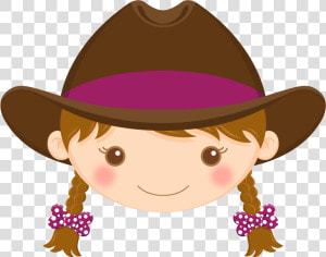 Clip Art Cowboy Image Woman On Top Openclipart   Dibujo De Niñas Vaqueras  HD Png Download