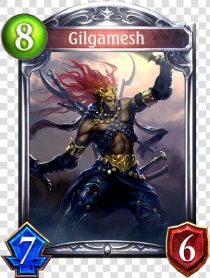 Unevolved Gilgamesh Evolved Gilgamesh   Shadowverse Fate Stay Night Cards  HD Png Download