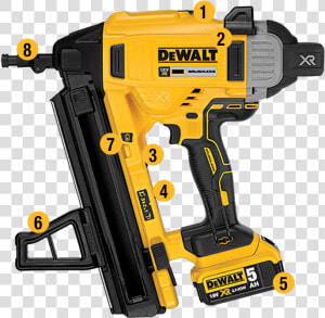 Dewalt Steel Nail Gun   Transparent Cartoons   Dewalt Concrete Nailer  HD Png Download