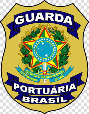 Brasão Guarda Portuária   Brazil Coat Of Arms  HD Png Download