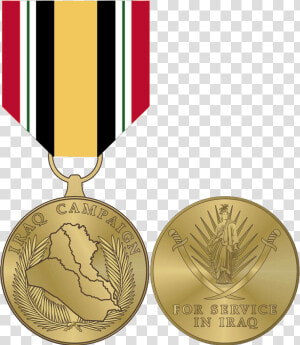 Medal gold Medal bronze Medal silver Accessory   Iraq Campaign Medal  HD Png Download