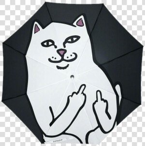  ripndip  贱猫  中指   Rip N Dip Umbrella  HD Png Download