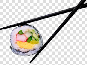 Sushi Png Transparent Images   Sushi Rolls With Chopsticks  Png Download