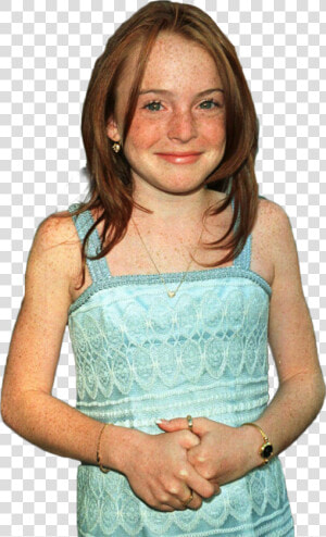 Lindsay Lohan Png Pic   Cute Lindsay Lohan Young  Transparent Png