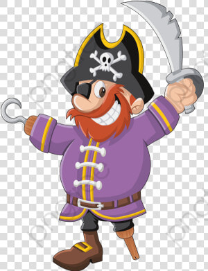 Transparent Pirate Clip Art   Cartoon Pirate Png  Png Download