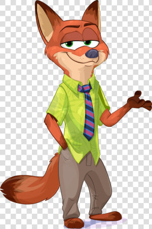 Transparent Nick Wilde Png   Zootopia Nick Wilde Png  Png Download