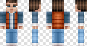 Marty Mcfly Minecraft Skin  HD Png Download