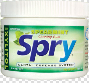 Xlear Spry Spearmint Chewing Gum Sugar Free 100 Ct   Fruit  HD Png Download