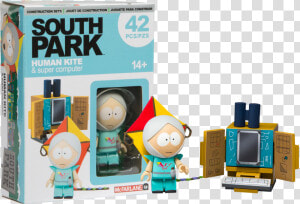 Human Kite  amp  Supercomputer Construction Set By Mcfarlane   South Park Construction Sets Mcfarlane  HD Png Download