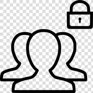 Group S Contacts People Lock Secure Security Password   People Heart Icon Png  Transparent Png