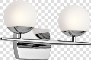 Kichler Jasper 2 Light Sconce   Kichler 45581ch Jasper 2 light 2 arm Bath Vanity In  HD Png Download