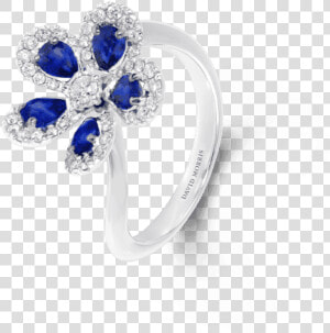 Miss Daisy Blue Sapphire Ring   Engagement Ring  HD Png Download