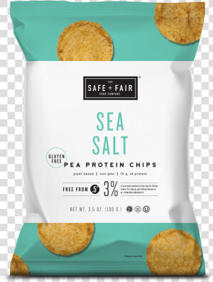 Sea Salt Pea Protein Chips   Pea Protein Cheese  HD Png Download