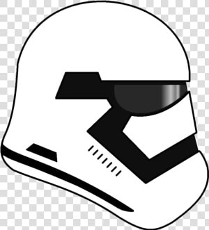 First Order Stormtrooper Helmet Png   First Order Stormtrooper Helmet Drawing  Transparent Png