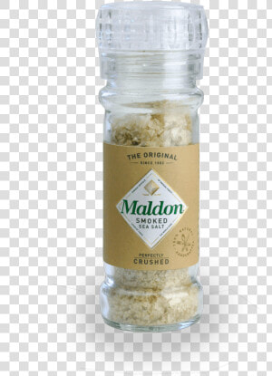 Smoked Sea Salt Flakes Mill 55g   Maldon  HD Png Download