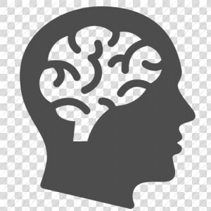 Brain Png Image   Human Head Brain Silhouette Png  Transparent Png