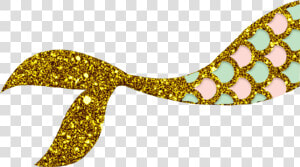 Transparent Mermaid Clipart   Glitter Mermaid Tail Clipart  HD Png Download