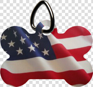 American Flag Dog Bone Pet Tag   Lee Greenwood God Bless The Usa Lyrics  HD Png Download