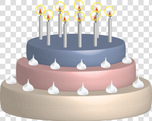 Birthday Cake Candles Birthday Free Photo  HD Png Download