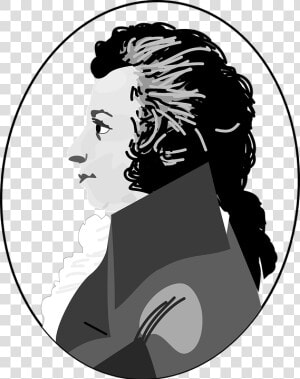 Wolfgang Amadeus Mozart  Composer  Classical Music   Mozart Vector Free  HD Png Download