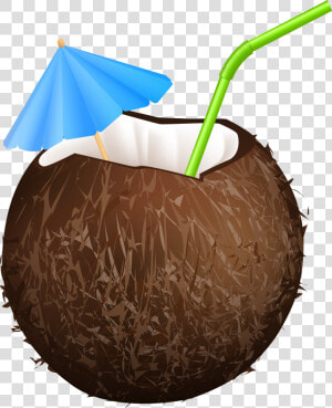 Coconut Clipart Frame   Transparent Coconut Drink Png  Png Download