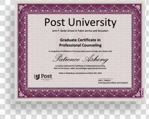 Academic Certificate  HD Png Download